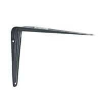 Equerre embouti acier vernis 350 x 400 mm gris - CIME