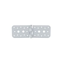 Charnière large 65x200x2.2 acier époxy blanc