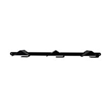 Patère cintre 3 têtes L.550 mm acier noir