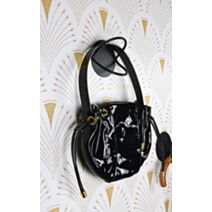 Patère filaire papillon 1 tête acier noir 60 x H100 mm - CIME
