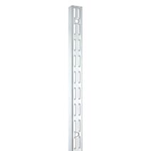 Crémaillère double 32 x 2000 mm acier blanc - CIME