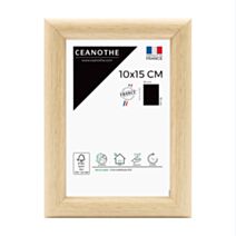 Cadre photo Shelter bois clair 10x15cm - CEANOTHE