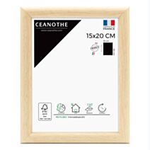 Cadre photo Shelter bois clair 15x20cm - CEANOTHE