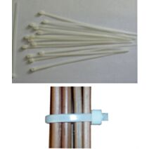 25 liens permanents 3,5 x 150 mm transparent - IDEAL GARDEN