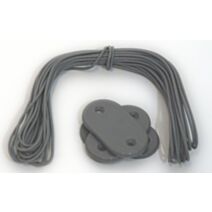 26 attaches brise vue et canisse gris clair - IDEAL GARDEN
