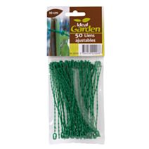 50 liens ajustables 10 cm - IDEAL GARDEN