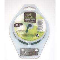 Bobine corde de jute verte 30 m - IDEAL GARDEN