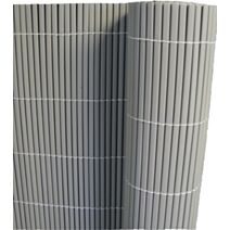 Canisse PVC double face 10 mm taupe 1 x 3 m - NATURE