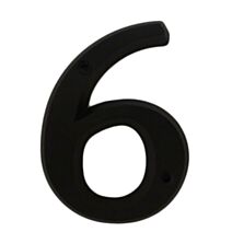 Chiffre de rue Zamak n°6 80mm + vis