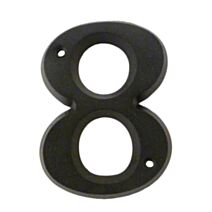 Chiffre de rue Zamak n°8 80mm + vis