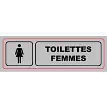 Panneau pvc 170x50mm toilettes femmes