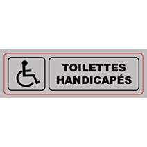 Panneau pvc 170x50mm toilettes handicapes