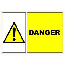 Panneau pvc 280x190mm danger