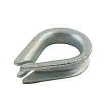 4 cosses cœur acier zingué largeur: 4mm