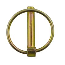 2 goupilles clip acier bichromate l:41mm øfil 10mm l:41mm