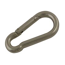 4 mousquetons pompier AZ ø4mm longueur : 40mm
