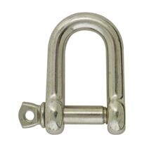 1 manille droite acier inoxydable AISI 316 ø10mm