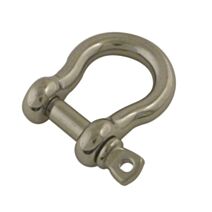 2 manilles lyre acier inoxydable AISI 316 ø4mm