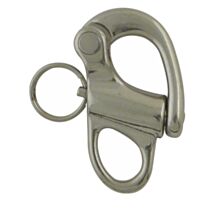 1 mousqueton pour drisse a œil fixe inox AISI 316Longueur :52mm 