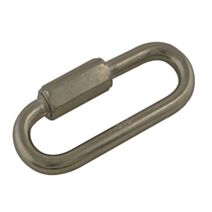 1 maillon a visser gde ouverture inox AISI 316 ø6mm 