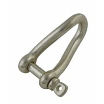 1 manille torse acier inoxydable AISI 316 ø4m