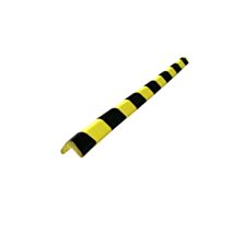 Protection d'angle 30x30mm epaisseur  8mm hauteur 750mm-mousse couleur  noir/jaune