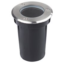 Spot rond extérieur encastrable au sol GU10 IP67 acier - RAYON D'OR