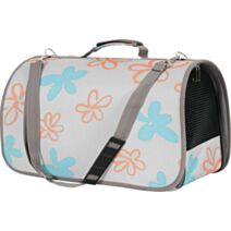 Panier transport chien Flower L gris - ZOLUX