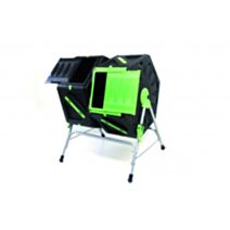 Composteur 2 bacs 65 x 60 x 82 cm noir - TEC HIT