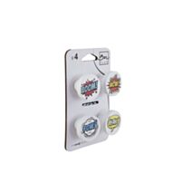 Set de 4 boutons de meuble Boom multicolor bois - BAR PLUS