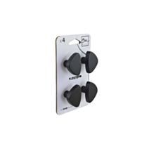 Set de 4 boutons de meuble Smile acier noir - BAR PLUS
