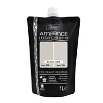 Colorant spécial peinture acrylique monodose 1L Loft Blanc gris
