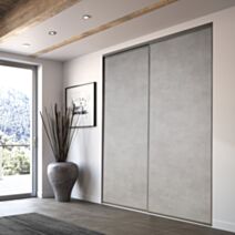Pack 2 vantaux toile minéral 2500 x 1800 mm - OPTIMUM