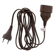 Rallonge électrique ménager HO3VVH2F 6A 5 m marron - ZENITECH