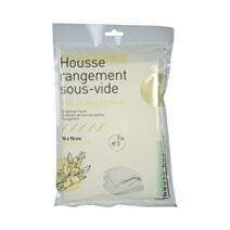 Housse de rangement sous-vide jasmin 90 x 70 cm - KB8