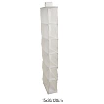 Rangement suspendu blanc PEVA 15 x 30 x 120 cm - KB8