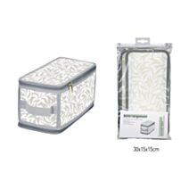 Boîte de rangement pliable à zip 30 x 15 x 15 cm - KB8