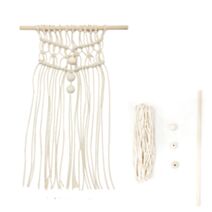 Kit suspension murale Macramé 30x22cm naturel - HOMEA MAISON