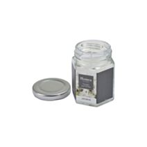Bougie en pot couvercle Essentiel jasmin Ø5,5 x H5,5 cm - HOMEA