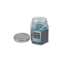 Bougie en pot couvercle Essentiel lagon Ø5,5 x H5,5 cm - HOMEA