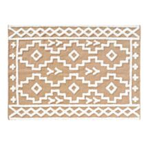 Tapis Medine tissé 120 x 170 cm jute/coton -  D.D'INTERIEUR
