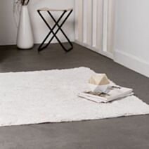 Tapis tufté Sea Side 170 x 120 cm coton blanc - MAISON LEFEBVRE