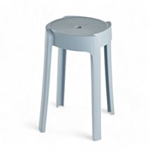 Tabouret d'appoint Ø30 x H45 cm bleu - UTILITY