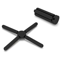 Dessous de plat compact silicone noir - UTILITY
