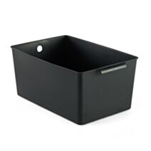 Bac de rangement plastique 34 x 22 x 15 cm noir - UTILITY