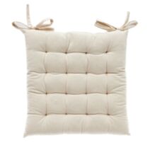 Assise de chaise matelassée Sea Side 40 x 40 cm coton lavé - MAISON LEFEBVRE