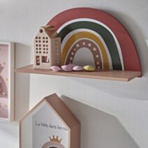 Etagère Arc en ciel La tête dans les nuages 41,5 x 10 x 31,5 cm - TODAY
