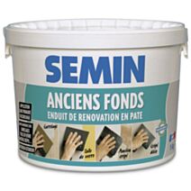 Enduit de rénovation intérieur/extérieur supports irréguliers en pâte 5 kg - SEMIN