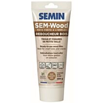 Enduit de rebouchage bois intérieur/extérieur en tube 300 g - SEMIN