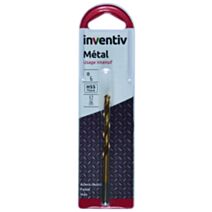 Foret métal HSS titane Ø6 mm - INVENTIV
